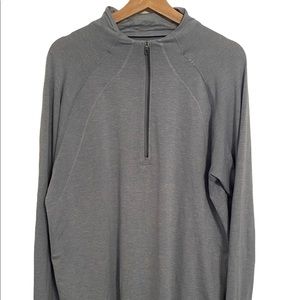 Lululemon Men’s Long Sleeve 1/4 Zip Gray Shirt